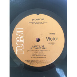Scorpions Can't Live Without You USED VINYL 7INCH 45 RPM SINGLE