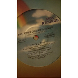 Tony Carey The First Day Of Summer USED VINYL 7INCH 45 RPM