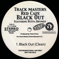 Red Cafe / Busta Rhymes Black Out USED VINYL 12INCH 33 S RPM PROMO