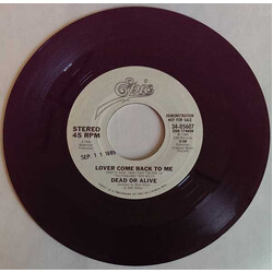 Dead Or Alive Lover Come Back To Me USED VINYL 7INCH SINGLE PROMO