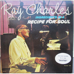 Ray Charles Ingredients In A Recipe For Soul Vinyl LP USED