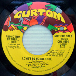 The Natural Four Love's So Wonderful USED VINYL 7INCH 45 RPM PROMO