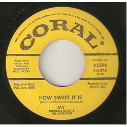 Jay Traynor How Sweet It Is / I Rise, I Fall USED VINYL 7INCH 45 RPM SINGLE PROMO