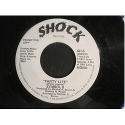 Symbol 8 Party Life USED VINYL 7INCH 45 RPM SINGLE PROMO STEREO MONO