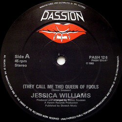 Jessica Williams / The Simon Orchestra (They Call Me The) Queen Of Fools USED VINYL 12INCH 45 RPM