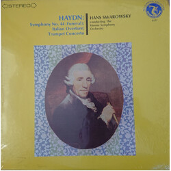 Joseph Haydn / Hans Swarowsky / Viennese Symphony Orchestra Symphony No.44; Italian Overture; Trumpet Concerto Vinyl LP USED