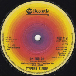 Stephen Bishop On And On USED VINYL 7INCH 45 RPM SINGLE
