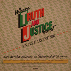 Spring Harvest Where Truth And Justice Meet (Spring Harvest 1987) Vinyl LP USED