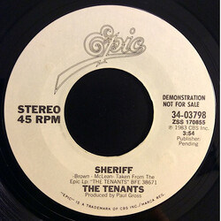 The Tenants (4) Sheriff Vinyl 7" USED