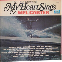 Mel Carter (All Of A Sudden) My Heart Sings Vinyl LP USED