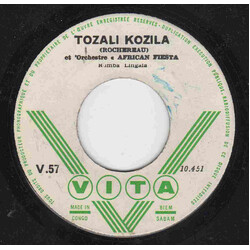 Tabu Ley Rochereau / Orchestre African Fiesta Tozali Kozila / Fiesta Kombo Ya Sika USED VINYL 7INCH 45 RPM