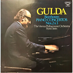 Ludwig Van Beethoven / Friedrich Gulda / Wiener Philharmoniker / Horst Stein Piano Concertos Nos. 2&3 Vinyl LP USED