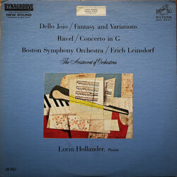 Norman Dello Joio / Maurice Ravel / Boston Symphony Orchestra / Erich Leinsdorf / Lorin Hollander Fantasy And Variations / Concerto In G Vinyl LP USED