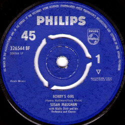 Susan Maughan / Wally Stott And His Orchestra And Chorus Bobby's Girl VINYL 7" USED