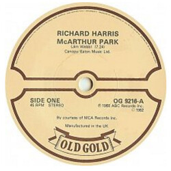 Richard Harris McArthur Park USED VINYL 7INCH 45 RPM SINGLE REISSUE