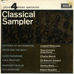 Leopold Stokowski / Sean Connery / Antal Dorati / Charles Munch / Sir Malcolm Sargent / Stanley Black / Bob Sharples Classical Sampler Vinyl LP USED