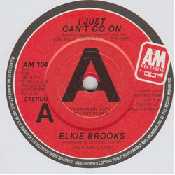 Elkie Brooks I Just Can't Go On Vinyl 7" USED