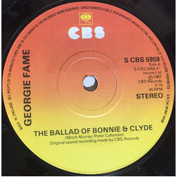 Georgie Fame The Ballad Of Bonnie & Clyde USED VINYL 7INCH 45 RPM SINGLE REISSUE STEREO