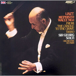 Franz Liszt / Georg Solti / Orchestre De Paris Mephisto Waltz No.1 / From The Cradle To The Grave / Tasso Vinyl LP USED