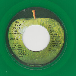 John Lennon & Yoko Ono / The Plastic Ono Band / The Harlem Community Choir Happy Xmas (War Is Over) USED VINYL 7INCH SINGLE