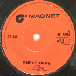 Zig-Zag (8) Keep On Bumpin' USED VINYL 7INCH 45 RPM