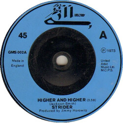 Strider (9) Higher And Higher USED VINYL 7INCH 45 RPM SINGLE
