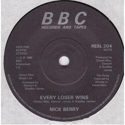 Nick Berry Every Loser Wins USED VINYL 7INCH SINGLE 45 RPM