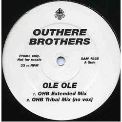 The Outhere Brothers Ole Ole USED VINYL 12INCH PROMO 33 S RPM