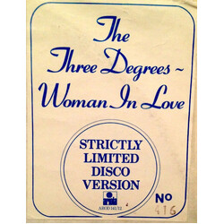 The Three Degrees Woman In Love USED VINYL 12INCH 45 RPM PROMO