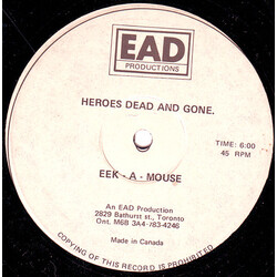 Eek-A-Mouse / George Faith Heroes Dead And Gone / Follow Jah USED VINYL 12INCH 45 RPM