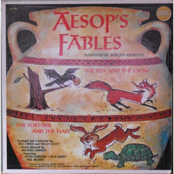 Burgess Meredith Aesop's Fables Vinyl LP USED