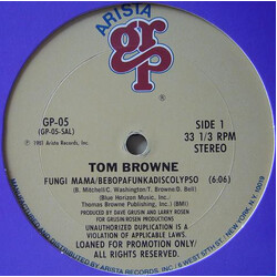 Tom Browne Fungi Mama/Bebopafunkadiscolypso Vinyl 12" USED