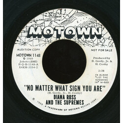 The Supremes No Matter What Sign You Are USED VINYL 7INCH 45 RPM SINGLE PROMO