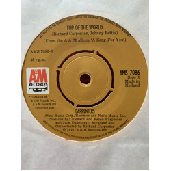 Carpenters Top Of The World / Your Wonderful Parade USED VINYL 7INCH SINGLE