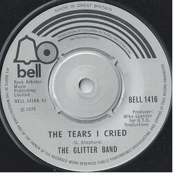 The Glitter Band The Tears I Cried USED VINYL 7INCH 45 RPM SINGLE