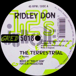 Ridley Don The Terrestrial / Extra Terrestrial Vinyl 12" USED