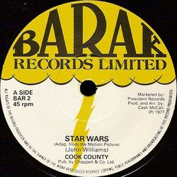 Cook County Star Wars / Space Dancin' Vinyl 7" USED