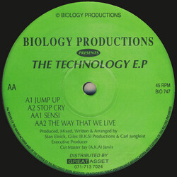 Biology Productions The Technology E.P Vinyl 12" USED