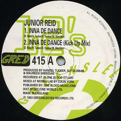 Junior Reid Inna De Dance Vinyl 12" USED