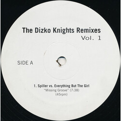 The Dizko Knights The Dizko Knights Remixes Vol. 1 USED VINYL 12INCH 45 RPM UNOFFICIAL RELEASE