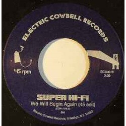 Super Hi-Fi / Polyrhythmics We Will Begin Again / Pink Wasabi USED VINYL 7INCH 45 RPM RECORD STORE DAY