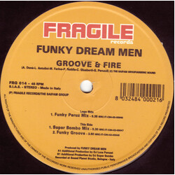 Funky Dream Men Groove & Fire USED VINYL 12INCH