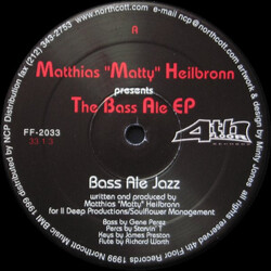 Matthias Heilbronn The Bass Ale EP USED VINYL 12INCH 33 S RPM EP