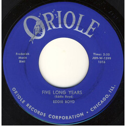 Eddie Boyd Five Long Years / 24 Hours Of Fear USED VINYL 7INCH 45 RPM SINGLE