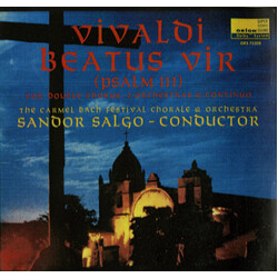 Antonio Vivaldi / The Carmel Bach Festival Chorale & Orchestra / Sandor Salgo Beatus Vir (Psalm III) For Double Chorus, 2 Orchestras & Continuo Vinyl 