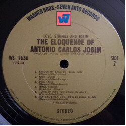 Antonio Carlos Jobim Love, Strings And Jobim (The Eloquence Of Antonio Carlos Jobim) Vinyl LP USED