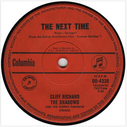 Cliff Richard & The Shadows The Next Time USED VINYL 7INCH 45 RPM SINGLE