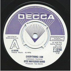 Otis Waygood Everything I Am USED VINYL 7INCH 45 RPM SINGLE PROMO