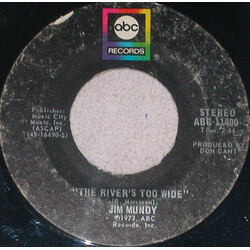 Jim Mundy The River's Too Wide / Run Away USED VINYL 7INCH SINGLE STYRENE