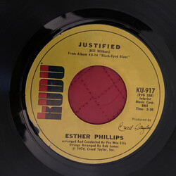 Esther Phillips Justified / Too Many Roads USED VINYL 7INCH 45 RPM
